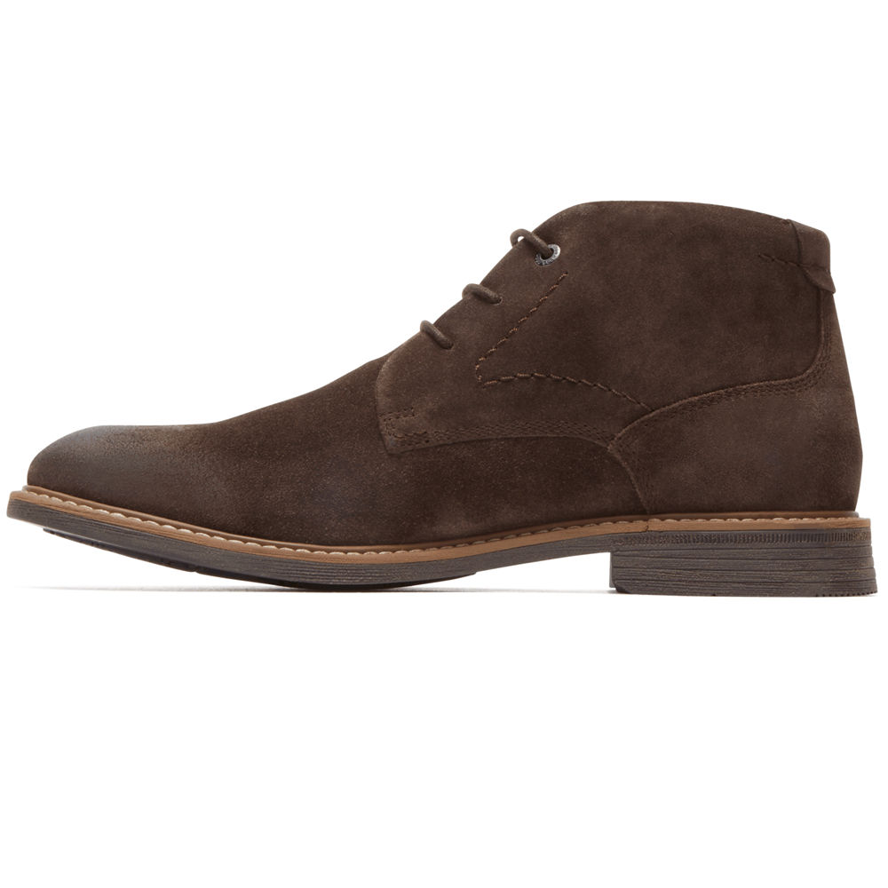 Rockport Mens Boots Brown - Classic Break Chukka - UK 534-LUWVGX